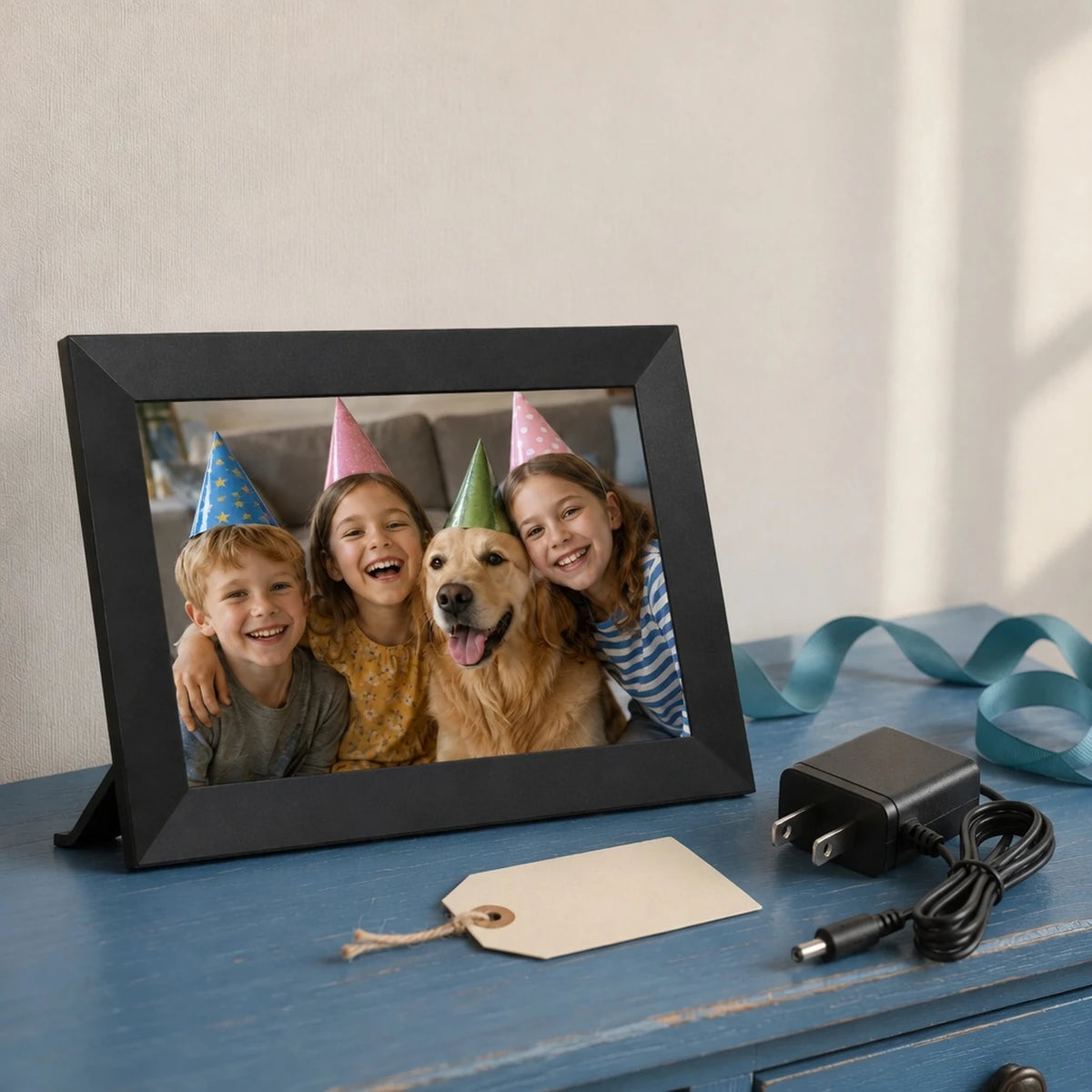 10.1-inch Frameo Digital Photo Frame, Black 64 GB — gift presentation — image 7 of 7