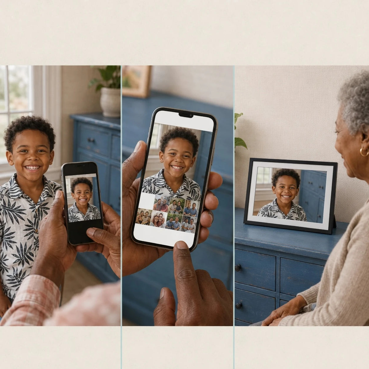 15.6-inch Frameo Digital Photo Frame, Wi-Fi — setup steps — image 4 of 7