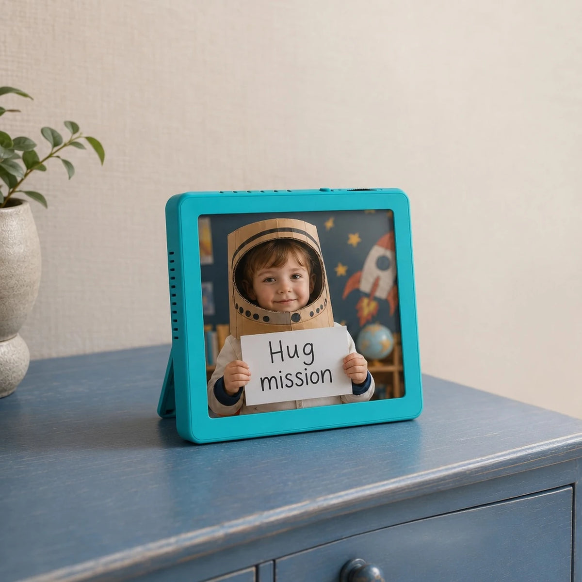 4-inch Mini Photo Frame, Turquoise — gift presentation — image 7 of 7