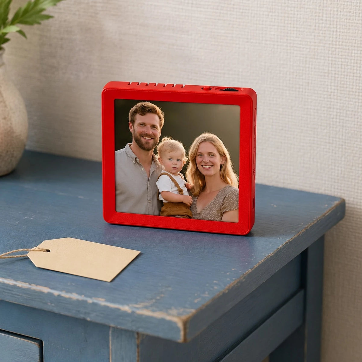 4-inch Mini Photo Frame, Red — gift presentation — image 7 of 7